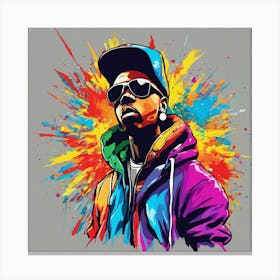 Rap Artist Canvas Print