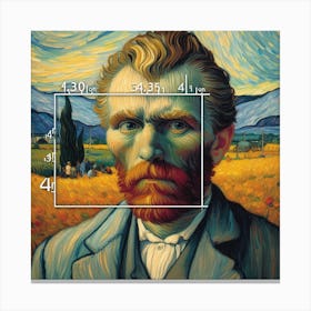 Gogh'S Self Portrait Canvas Print