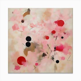 Dadaism Art, Abstract sakura 4 Canvas Print