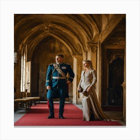 Prince And Princess Of Wales Canvas Print