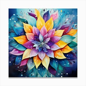 Flower Painting 1 Canvas Print