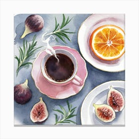 Still Life With Coffee (2) Canvas Print