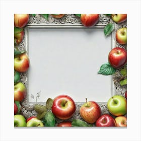 Apple Frame 7 Canvas Print