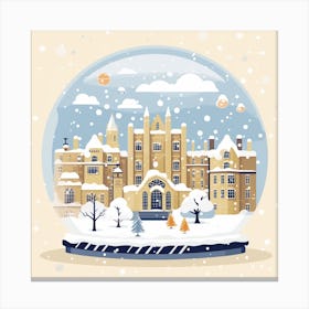 Cambridge United Kingdom 1 Snowglobe Canvas Print