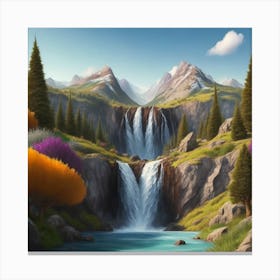 Waterfall 7 Canvas Print