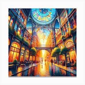 City At Night 3 Canvas Print