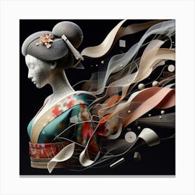 Geisha Canvas Print