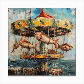 Sardine Carousel Series 2 Canvas Print