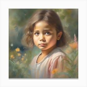 A Portrait Art Featuring Canvas Print