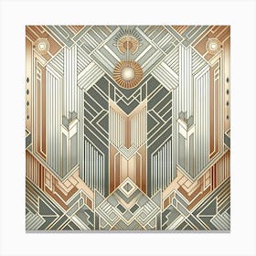 Abstract Deco 1 Canvas Print
