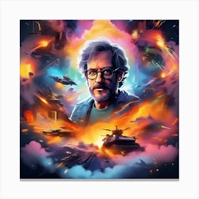Man In Space Canvas Print