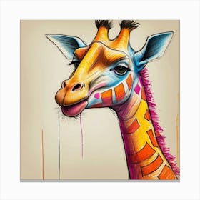 Giraffe 125 Canvas Print