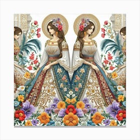 Christian Women Canvas Print