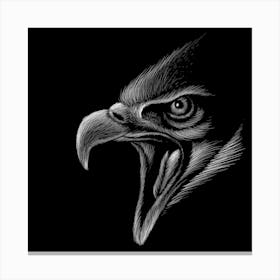 Eagle Head Canvas Print