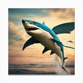 Tiger Shark Canvas Print