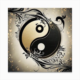 Yin Yang Symbol 5 Canvas Print