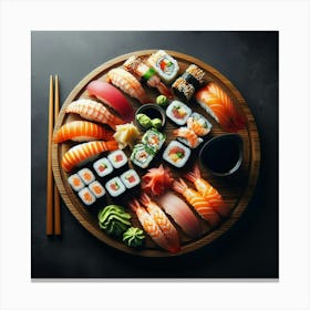 Sushi Stock Photos & Royalty-Free Images Canvas Print