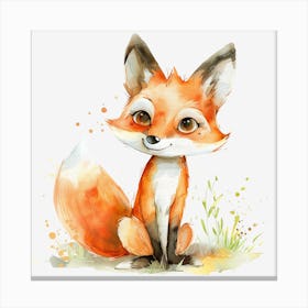Cute Fox 2 Canvas Print