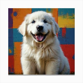 Great Pyrenees Puppy Canvas Print