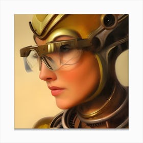 Robot Girl 1 Canvas Print