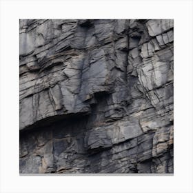 Photography Of The Texture Of A Rugged Rocky Cliff3 Canvas Print