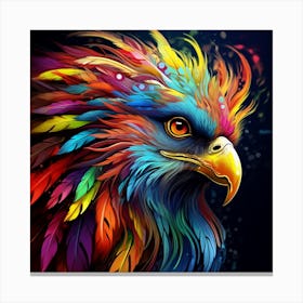 Eagle Impression Canvas Print
