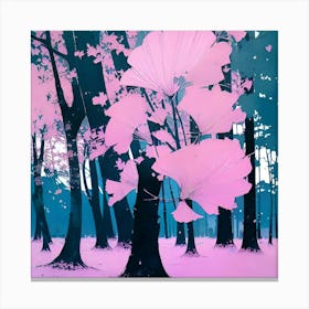 Pink Forest Canvas Print