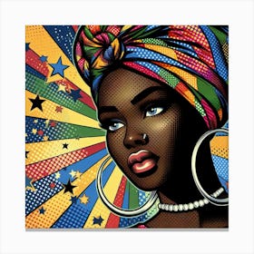 Oyinlola Pop African Woman Canvas Print