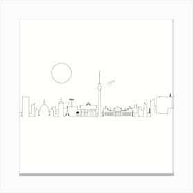 Berlin Skyline Canvas Print