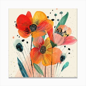 Poppies 2 Canvas Print