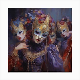 Venetian Masks Canvas Print