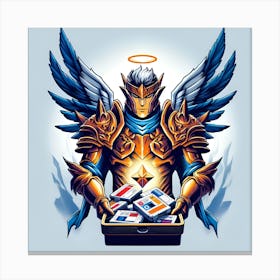 Angel Of The Deck Canvas Print