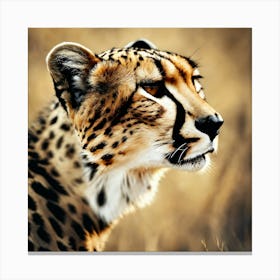 Artistic Picture Of A Cheetah (7) Canvas Print