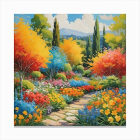 Garden Path Canvas Print