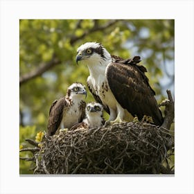 Osprey Nest Canvas Print