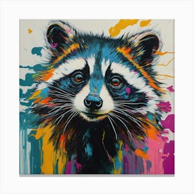 Raccoon Canvas Print