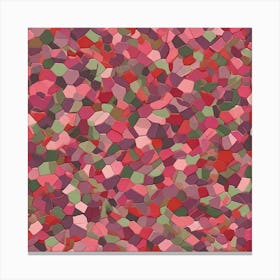 Pattern red green violet pink 4 Canvas Print