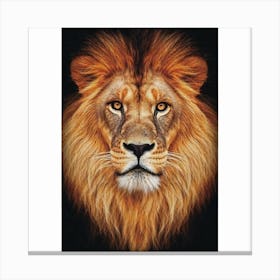 Regal Lion Majesty Print Art Canvas Print