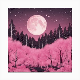 Pink Forest Canvas Print