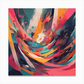 Dive Into The World Of Abstraction Canvas Print