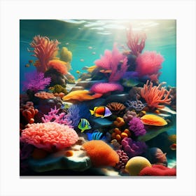 Coral Reef Canvas Print