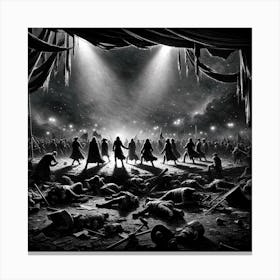 Night rebellion II Canvas Print