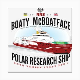 Boaty Mcboatface Canvas Print