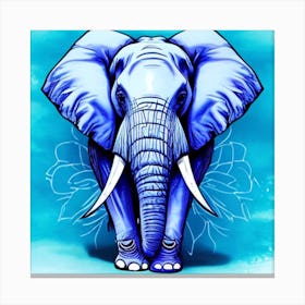 Elephant Painting Canvas Print