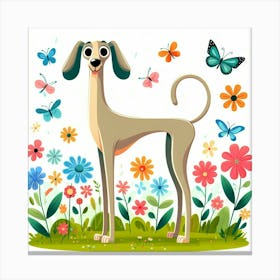 Illustration dog 2 Canvas Print