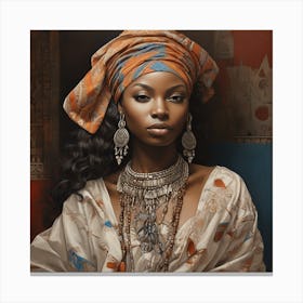 African Woman 9 Canvas Print