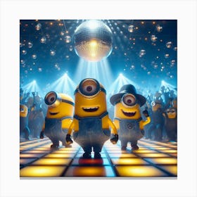 Despicable Me night out Canvas Print