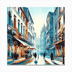 Venice Street Canvas Print