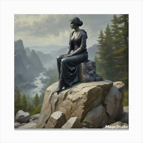 Statue Of A Woman 1 Canvas Print