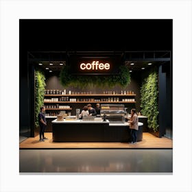 Coffee Shop 1 Canvas Print